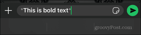 whatsapp text in asterisks