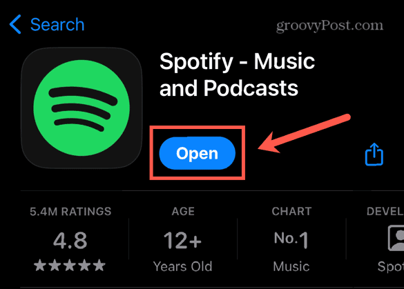 spotify open app