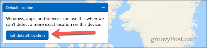 windows 11 set default location button