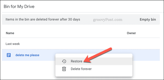 How to Recover Deleted Google Docs Files - 28